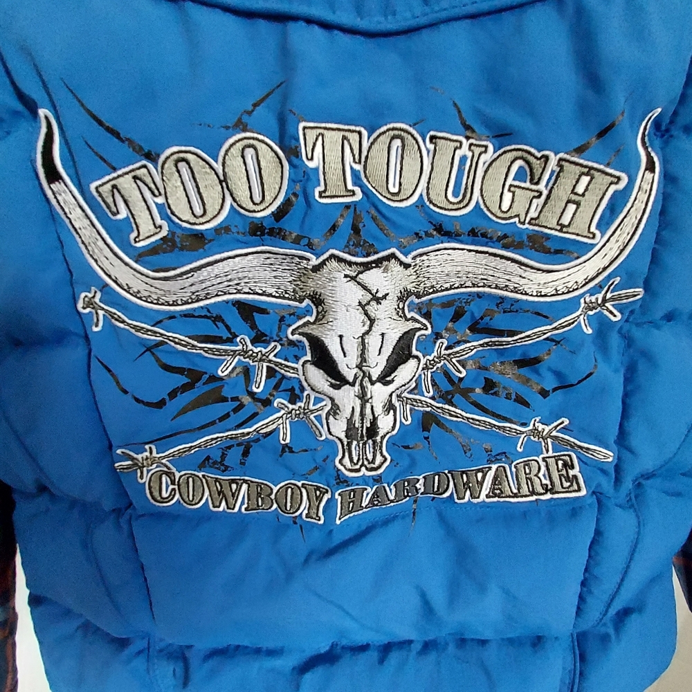 Cowboy Hardware Blue vest size L